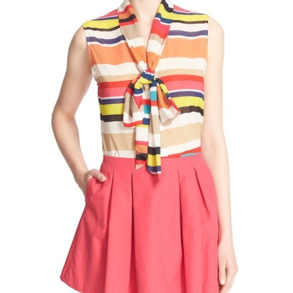 Alice & Olivia SILK BLOUSE - Picture 1 of 5